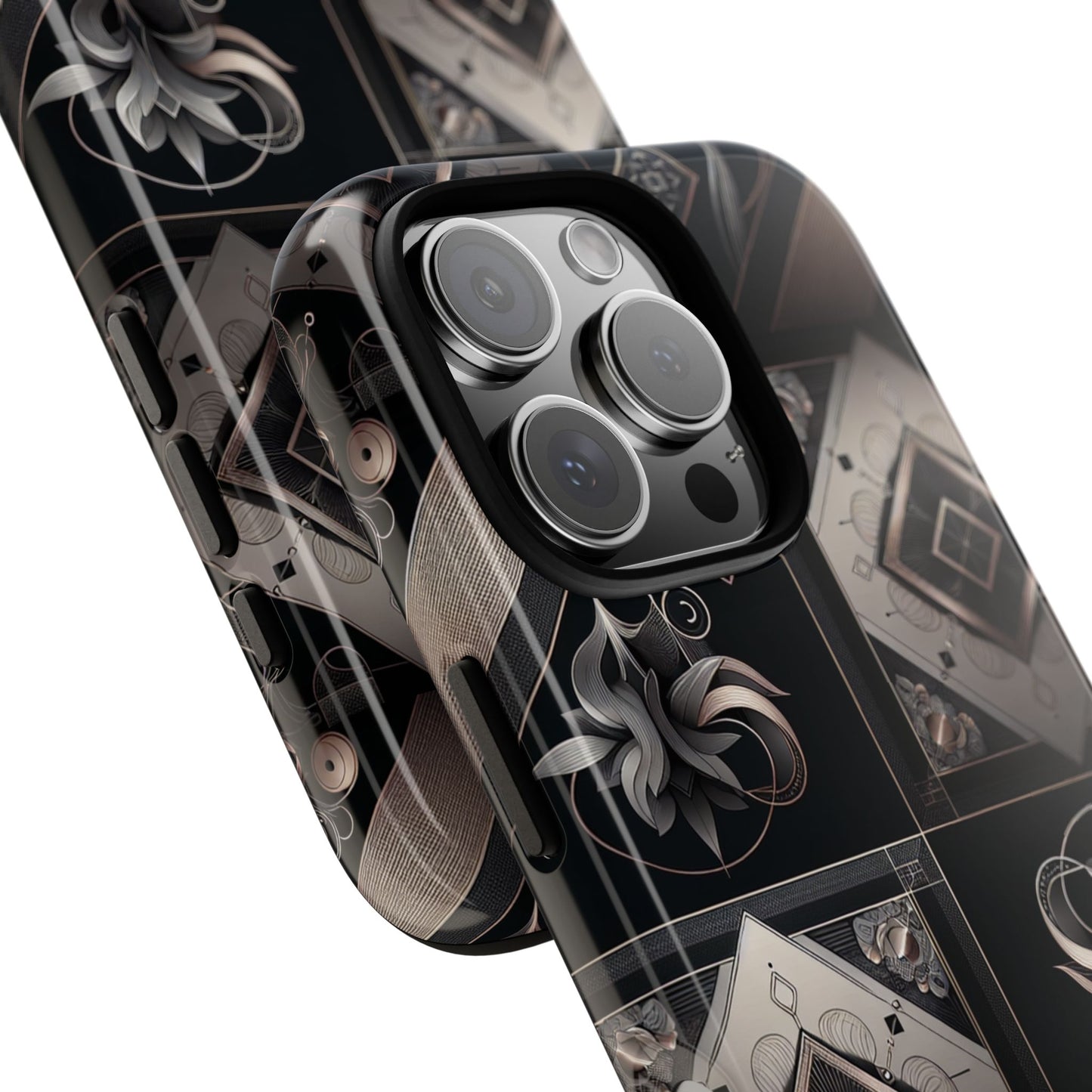 blackpattern image 4 vibrant 3d phone case for android and iphone with bold anime-inspired art, shockproof finish, compatible with iphone 13-16 pro max