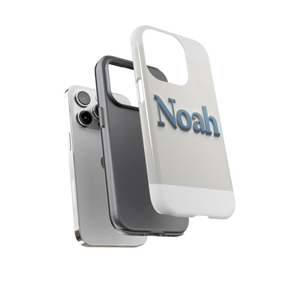 Vibrant 3D Name Phone Case in Blue Retro Style – Unique Protection Accessory for Self-Expression Compatible with iPhone 13, 14, 15 & 16 – all models including Pro, Pro Max & Plus