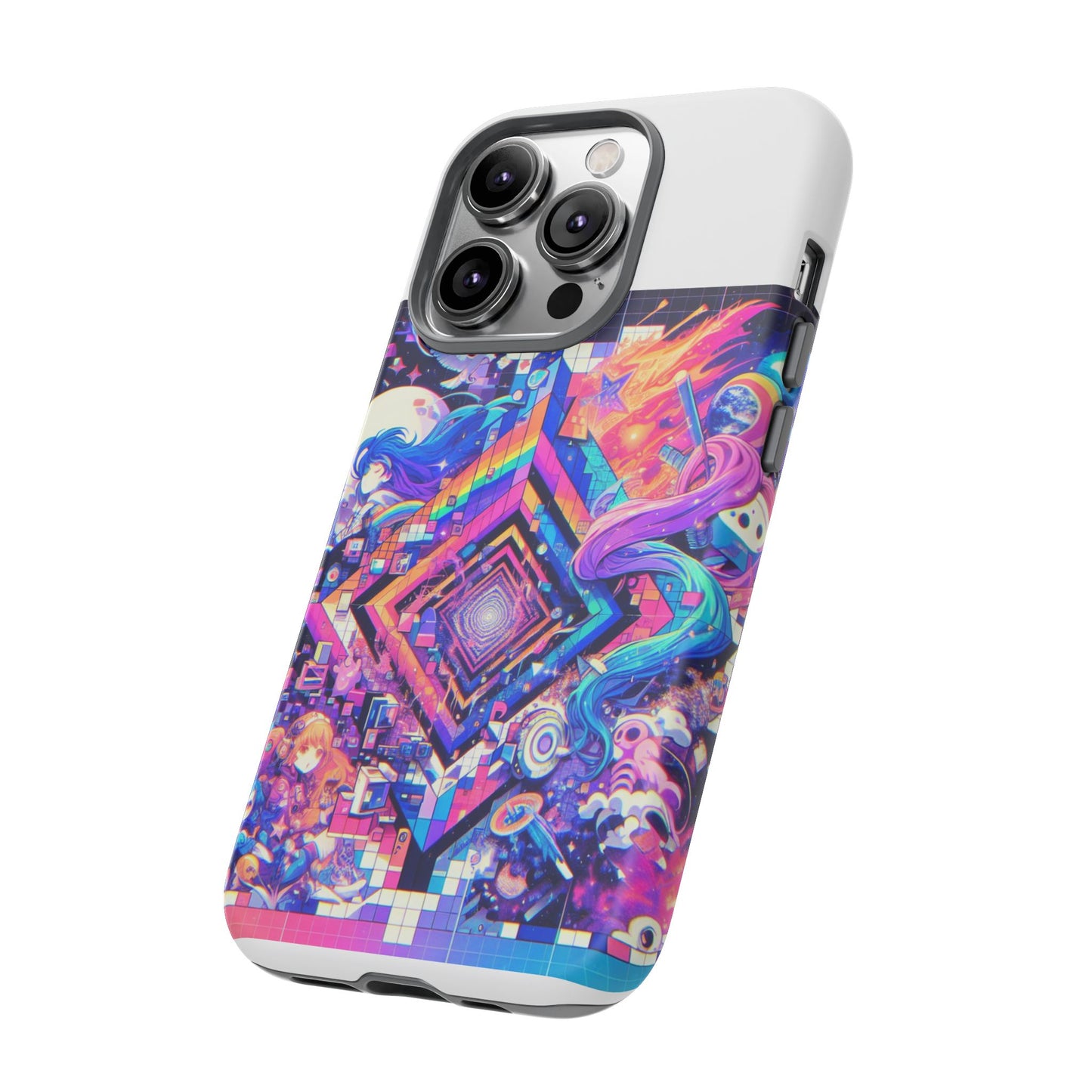 no cap just facts protective phone case for anime lovers