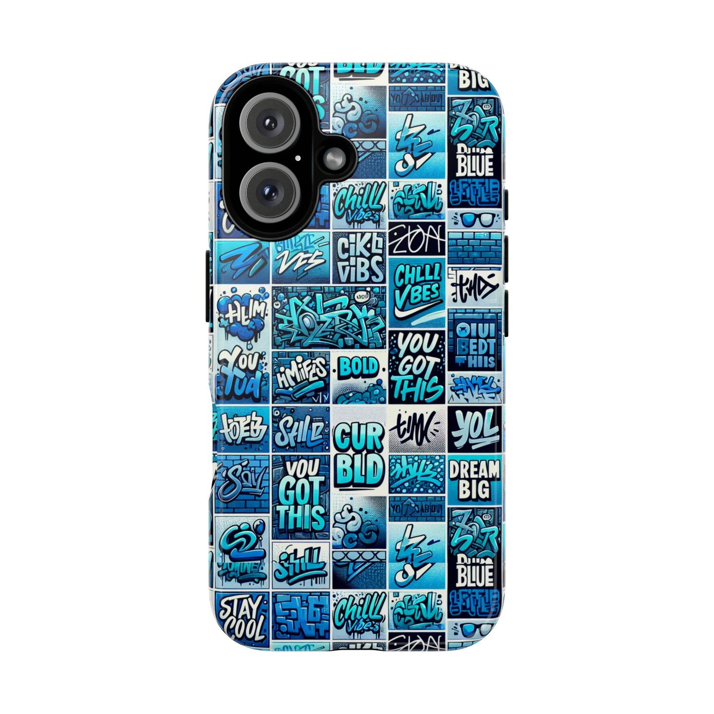vibrant blue 3d wrap protective phone case featuring retro alphabet design for stylish smartphone protection compatible with iphone 13, 14, 15 & 16 – all models including pro, pro max & plus