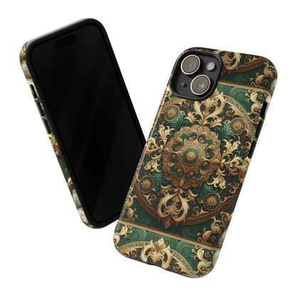 Pattern Image 2 Vibrant Comic Style Phone Case for Men and Women with Ornate Baroque Design Compatible with iPhone 13, 14, 15 & 16 – all models including Pro, Pro Max & Plus