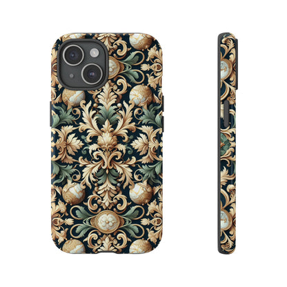 Copy of Pattern Image 7 Shockproof Phone Case for Kids and Teens with Baroque Design for Stylish Protection Compatible with iPhone 13, 14, 15 & 16 – all models including Pro, Pro Max & Plus