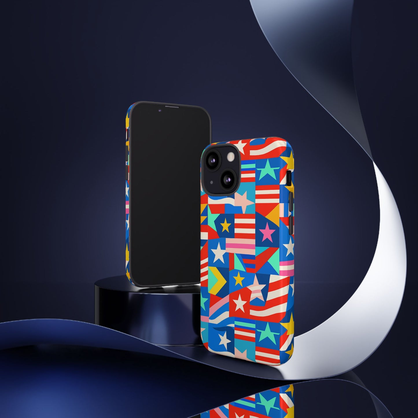 vibrant multicolour 3d wrap protective phone case – stylish accessory for unique expression compatible with iphone 13, 14, 15 & 16 – all models including pro, pro max & plus