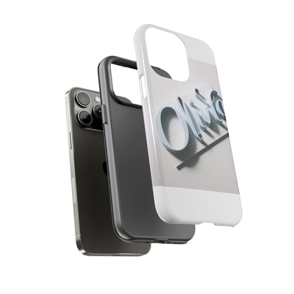 Vibrant 3D Blue Name Phone Case for Stylish Protection – Unique Accessory for Self-Expression Compatible with iPhone 13, 14, 15 & 16 – all models including Pro, Pro Max & Plus