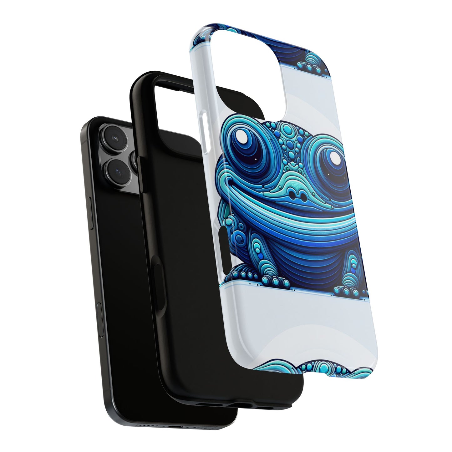 cool blue animal create 4 3d wrap protective phone case for smartphones with vibrant animal design and shock absorption