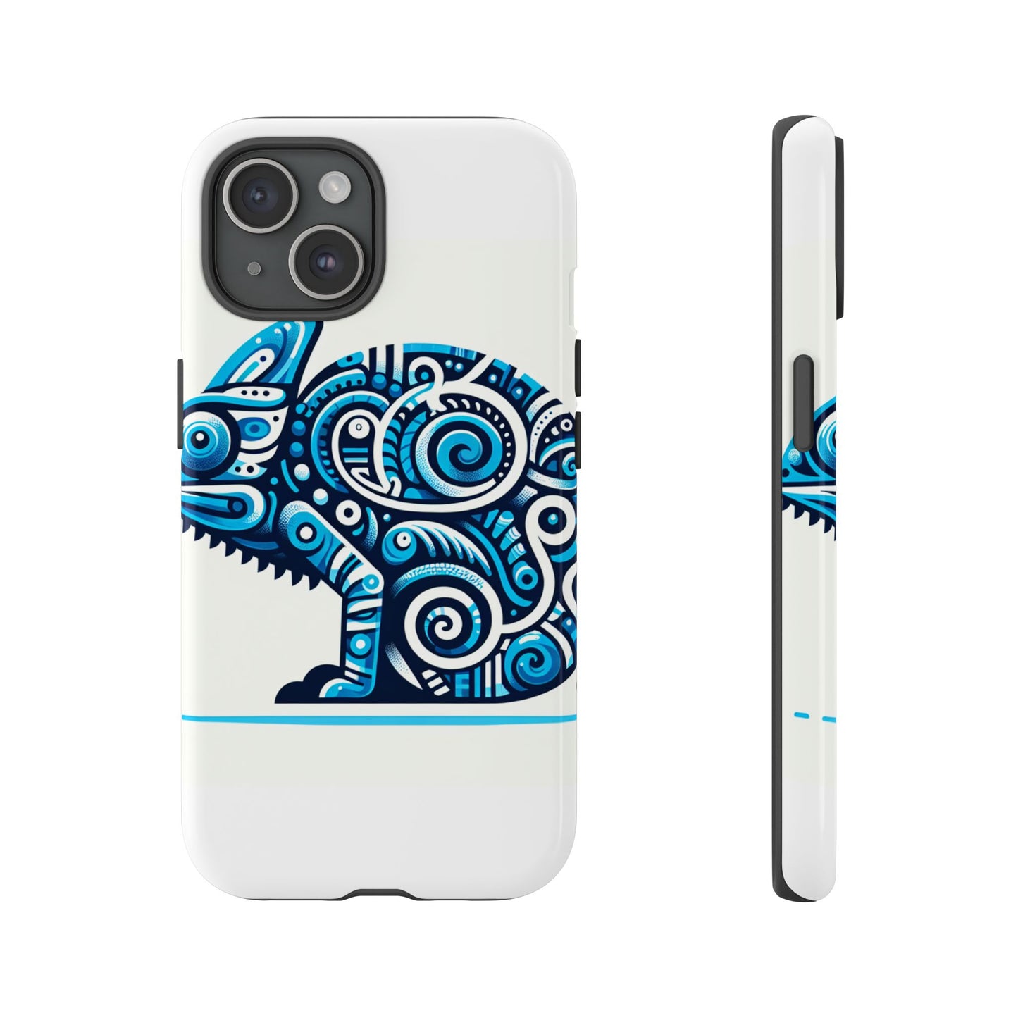 vibrant 3d chameleon design protective phone case for creative individuals stylish protection compatible with iphone 13, 14, 15 & 16 – all models including pro, pro max & plus