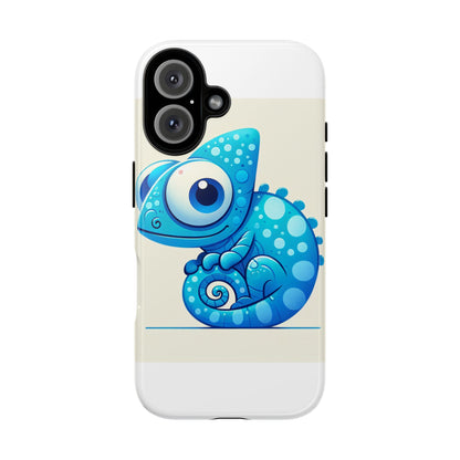Vibrant 3D Cartoon Chameleon Phone Case for Adults and Teens Stylish Protection Compatible with iPhone 13, 14, 15 & 16 – All Models Including Pro, Pro Max & Plus