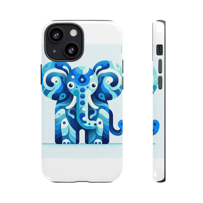 Vibrant 3D Protective Phone Case with Artistic Elephant Design for Unique Expression Compatible with iPhone 13, 14, 15 & 16 – All Models Including Pro, Pro Max & Plus