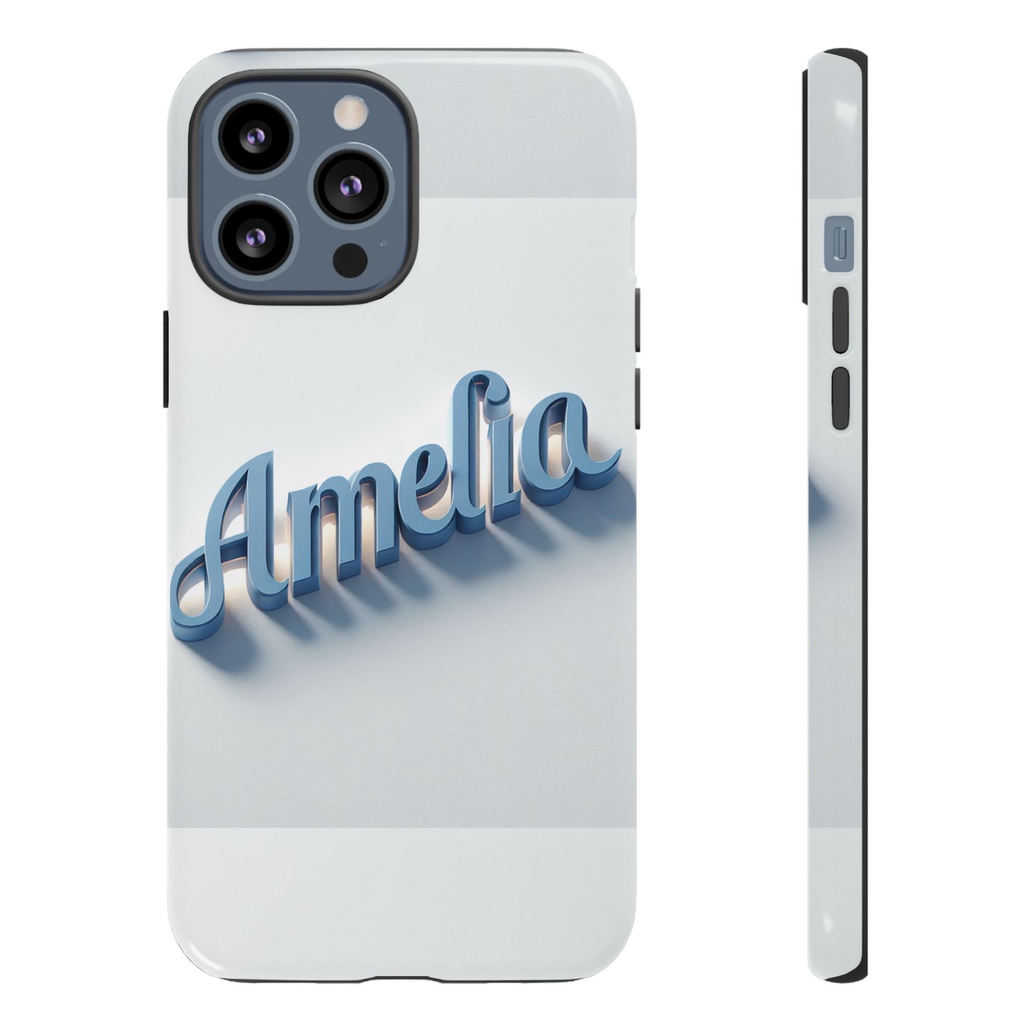 coolname amelia blue anime inspired 3d wrap phone case for women and teens shockproof tpu cover with vivid design and uv protection