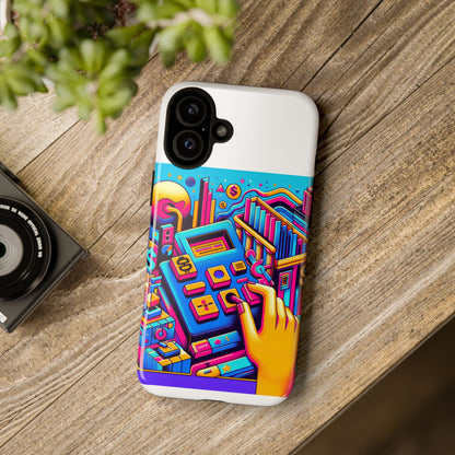 Fantum Finance Dept Protective Phone Case, 3D Wrap Design, Durable Silicone Liner, UV Protected, Ideal Gift for Tech Enthusiasts and Anime Lovers