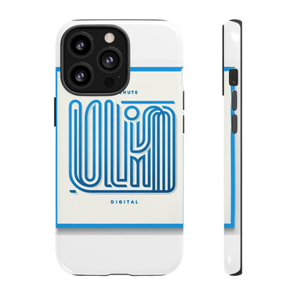 Vibrant 3D Wrap Phone Case in Blue Alphabet Design for Stylish Protection Compatible with iPhone 13, 14, 15 & 16 – All Models Including Pro, Pro Max & Plus