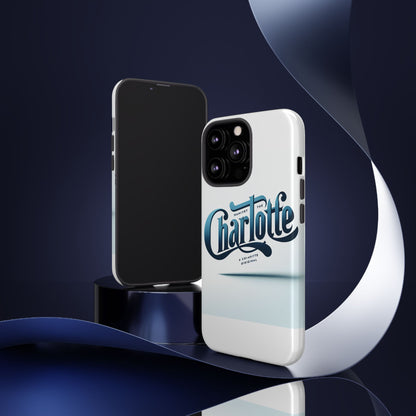 Vibrant 3D Wrap Protective Phone Case in Blue Typography Design for Stylish Smartphone Accessories Compatible with iPhone 13, 14, 15 & 16 – all models including Pro, Pro Max & Plus