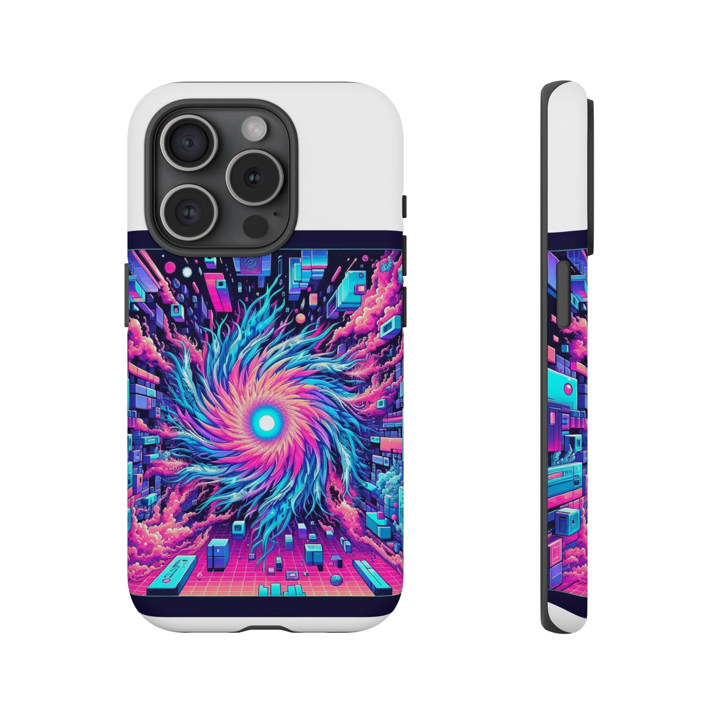grass level 9000 protective phone case with 3d wrap design, uv protected and shock absorbent, fun retro style for anime lovers, ideal gift for tech enthusiasts
