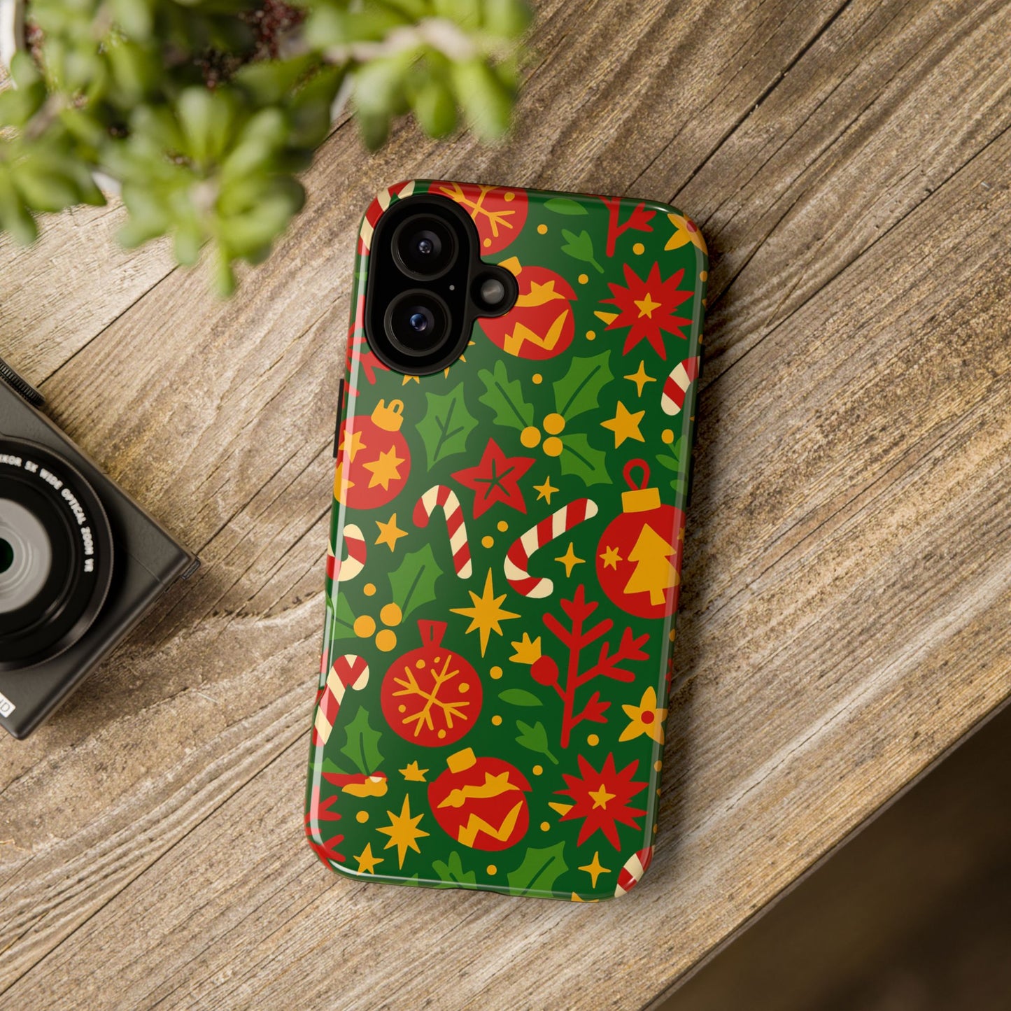vibrant christmas themed 3d wrap phone case for smartphones - fun holiday accessory for self-expression compatible with iphone 13, 14, 15 & 16 – all models including pro, pro max & plus