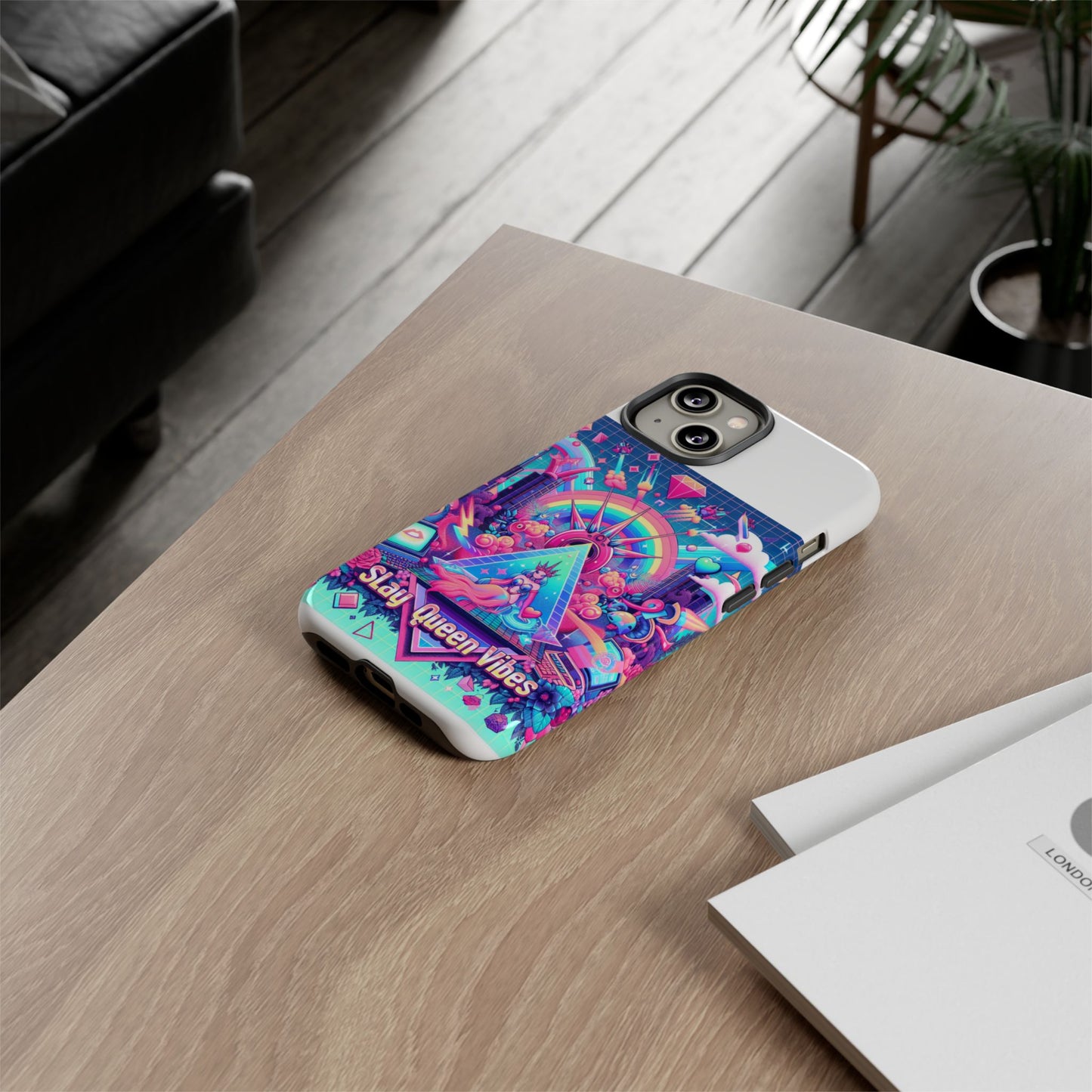 slay queen vibes 3d wrap protective phone case for women