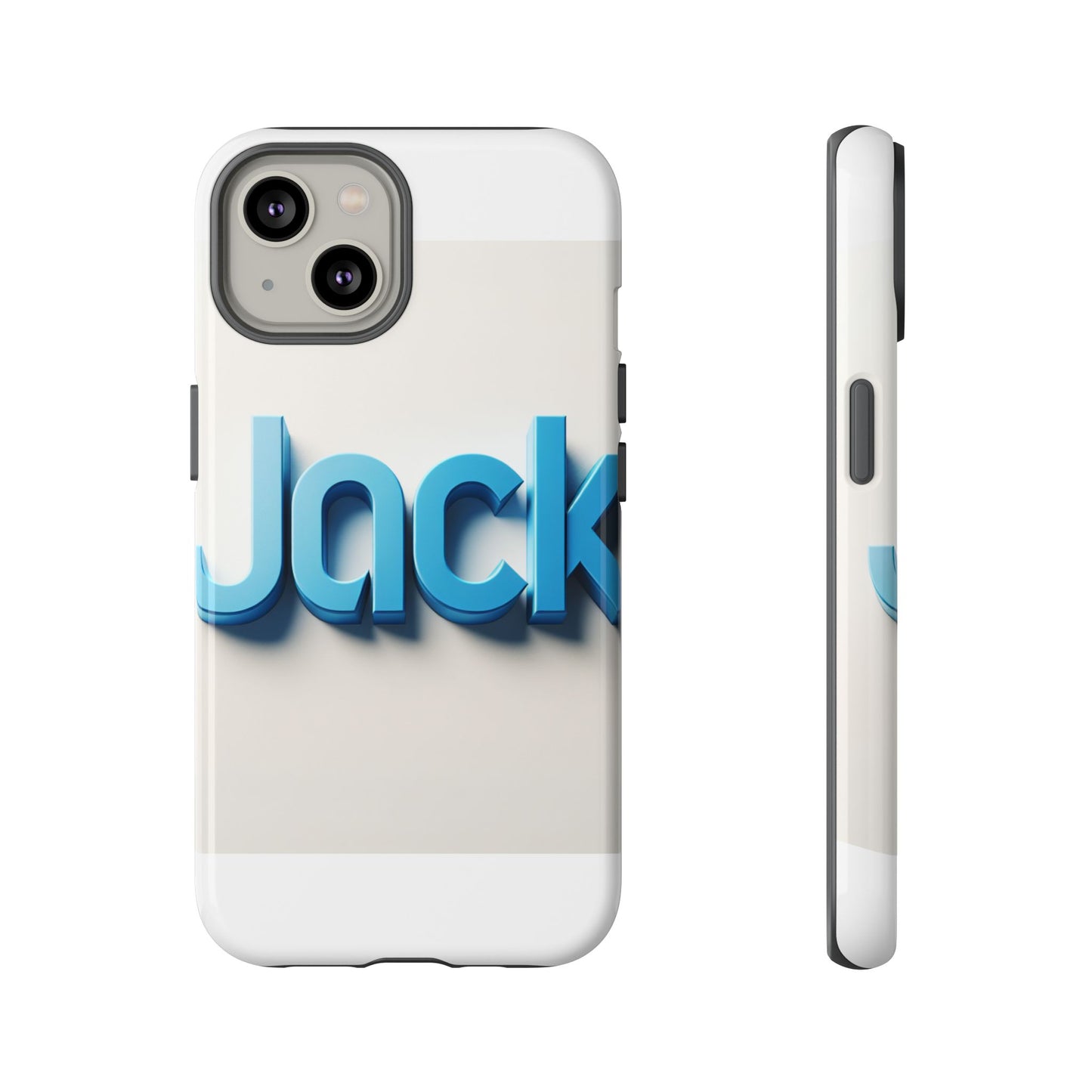 vibrant blue 3d text phone case for stylish protection, unique retro design for men and women, compatible with iphone 13, 14, 15 & 16 – all models including pro, pro max & plus