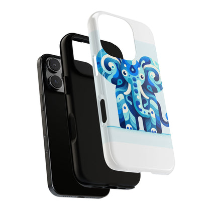 Vibrant 3D Protective Phone Case with Artistic Elephant Design for Unique Expression Compatible with iPhone 13, 14, 15 & 16 – All Models Including Pro, Pro Max & Plus