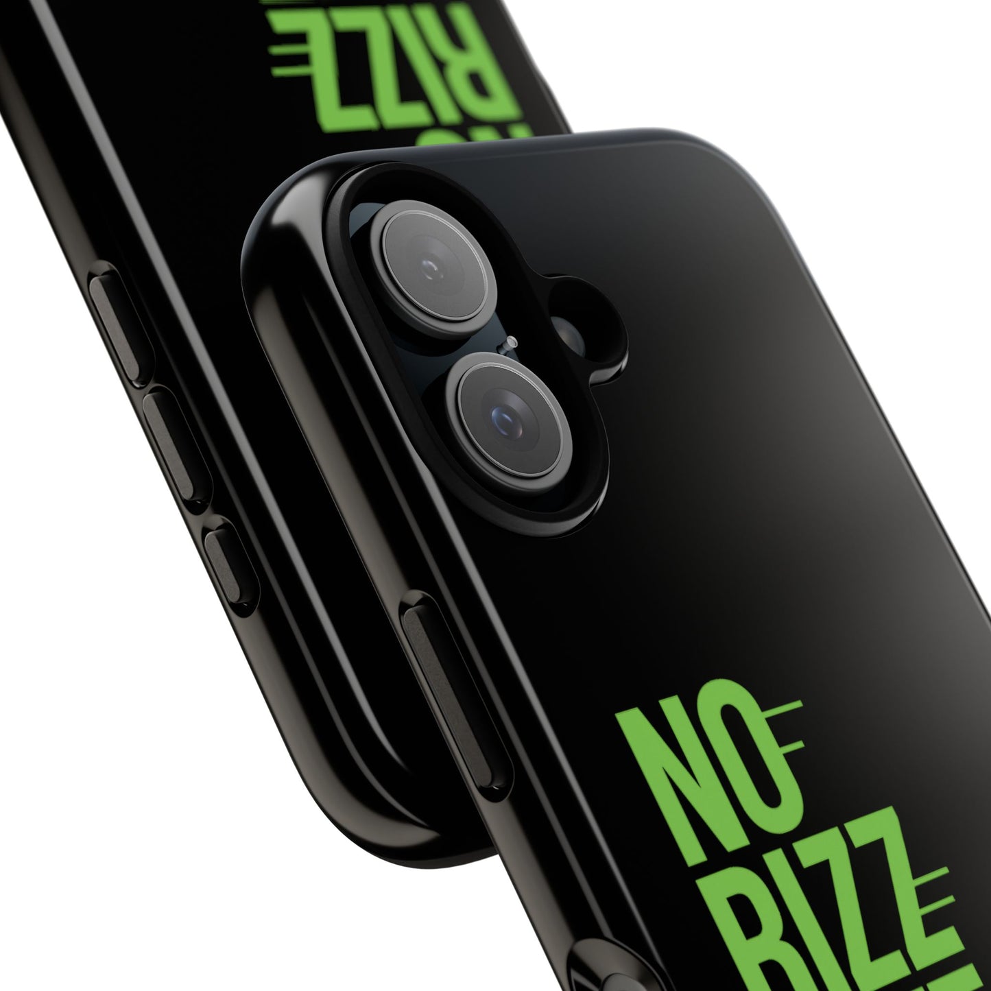 tough phone case - no rizz left behind, durable protection, shock absorbent, stylish design, perfect gift for adults, supports wireless charging, uv protected, lightweight accessory