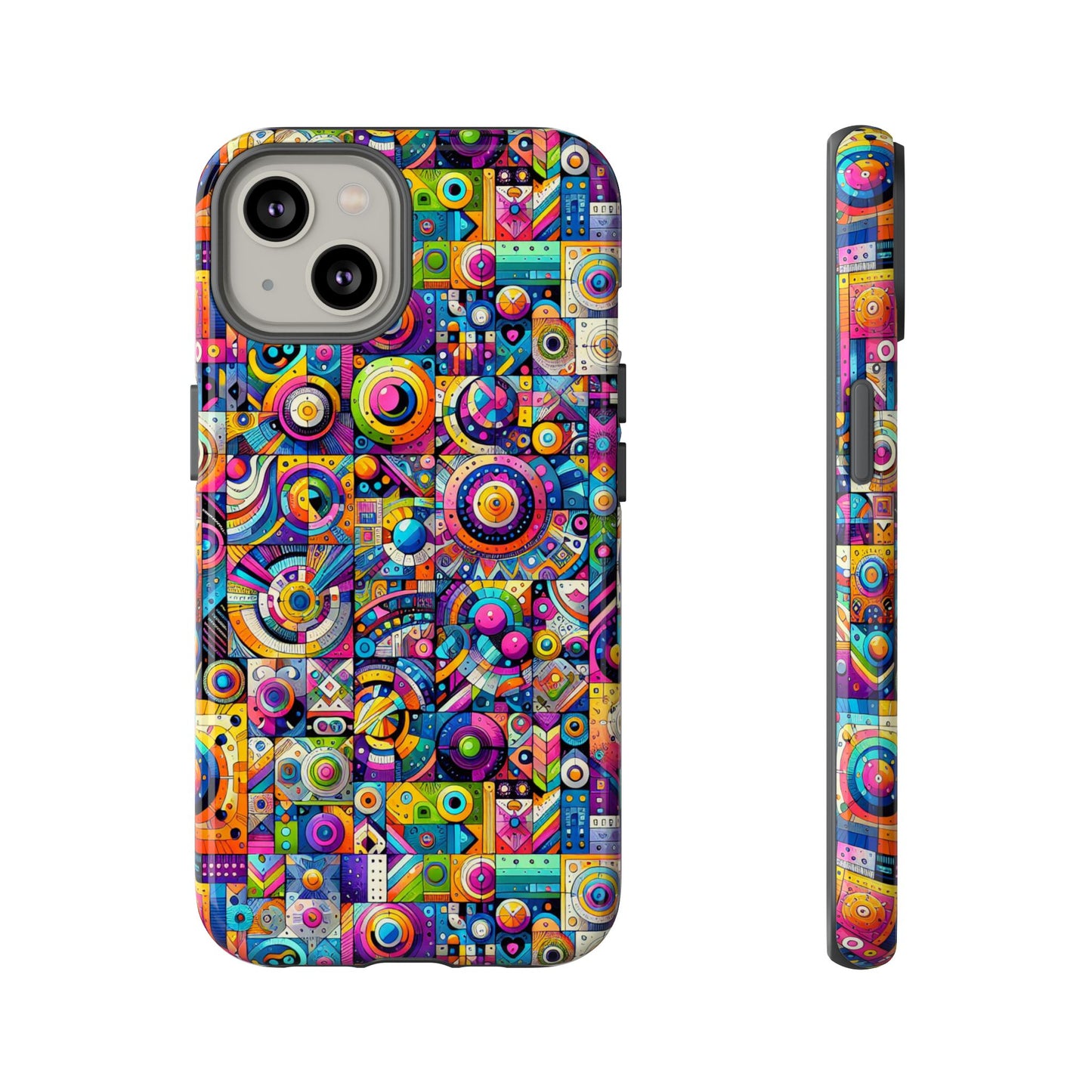pattern image 3 vibrant shockproof phone case for anime and comic fans - stylish protection and colourful art finish – compatible with iphone 13, 14, 15 & 16 – all models including pro, pro max & plus