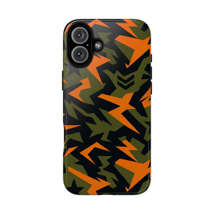 Military Camouflage 3D Wrap Protective Phone Case for Bold Expression and Unique Style Compatible with iPhone 13, 14, 15 & 16 – All Models Including Pro, Pro Max & Plus