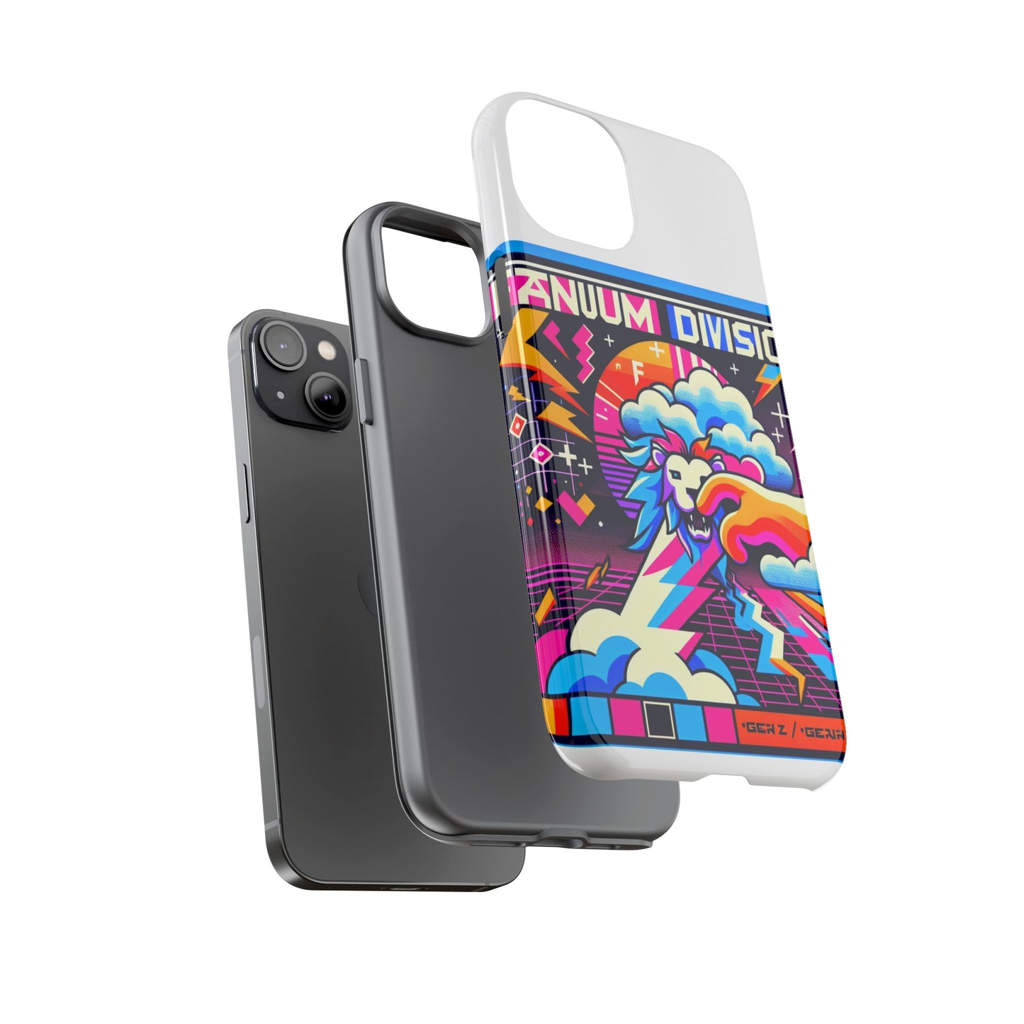 fanum irs division protective phone case with 3d wrap design, uv protected, durable shock absorption, ideal gift for anime and comic culture fans