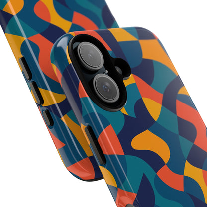 Vibrant Multicolour Abstract Phone Case for Stylish Protection Compatible with iPhone 13, 14, 15 & 16 – All Models Including Pro, Pro Max & Plus