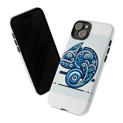 Vibrant 3D Blue Animal Design Protective Phone Case – Unique Accessory for Self-Expression Compatible with iPhone 13, 14, 15 & 16 – all models including Pro, Pro Max & Plus