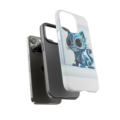 Vibrant 3D Cat Design Phone Case – Playful Protection Accessory for Self-Expression – Compatible with iPhone 13, 14, 15 & 16 – all models including Pro, Pro Max & Plus