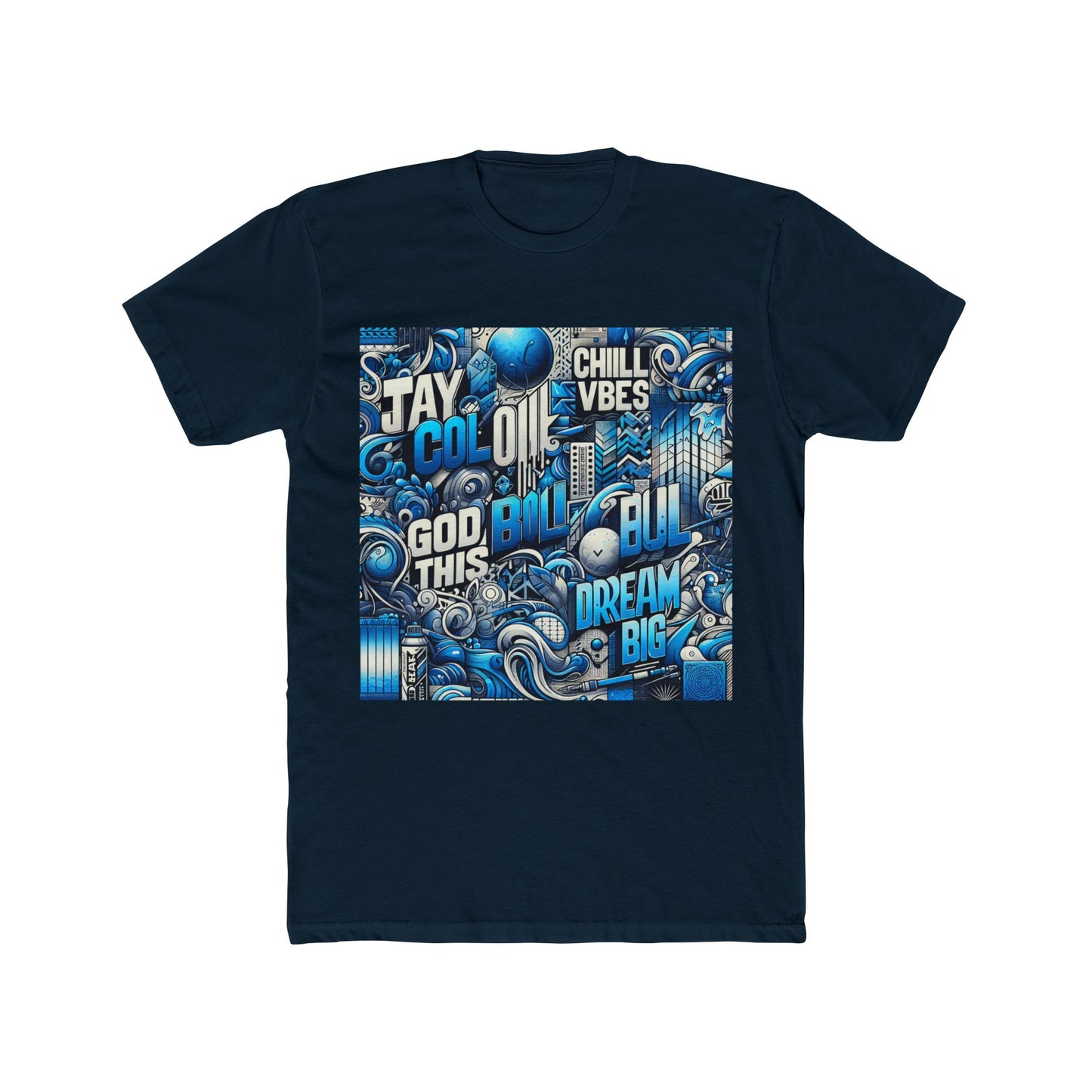 stylish & comfortable unisex t-shirt for men & women - aesthetic blue graphic tee