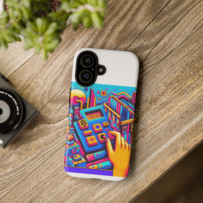 Fantum Finance Dept Protective Phone Case, 3D Wrap Design, Durable Silicone Liner, UV Protected, Ideal Gift for Tech Enthusiasts and Anime Lovers