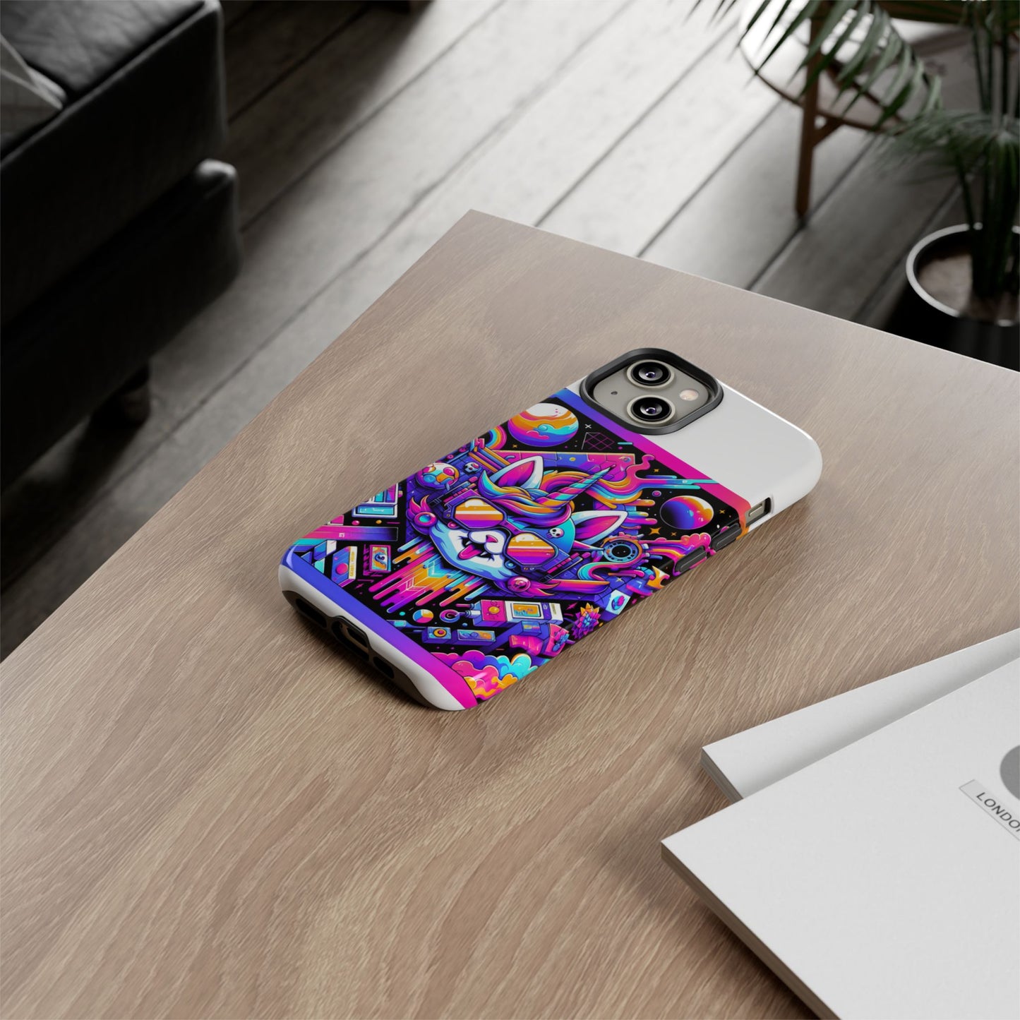rizzed up and ready protective phone case for anime lovers