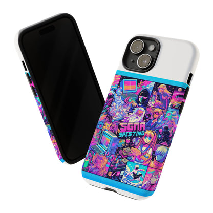 Sigma Sprinting Vibrant Protective Phone Case for Smartphones, 3D Wrap Design with UV Protection, Durable Shock Absorbent Material, Ideal Gift for Anime and Comic Lovers