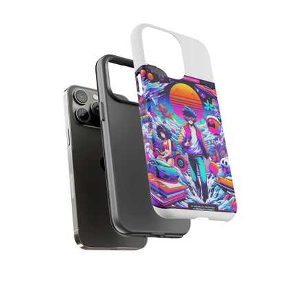 Skibidiverse Traveller Protective Phone Case with 3D Wrap Design, Durable UV Protection, Shock Absorption for Anime and Comic Culture Fans