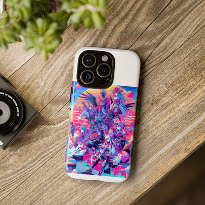 Zero Npc Energy Vibrant 3D Protective Phone Case for Anime Lovers