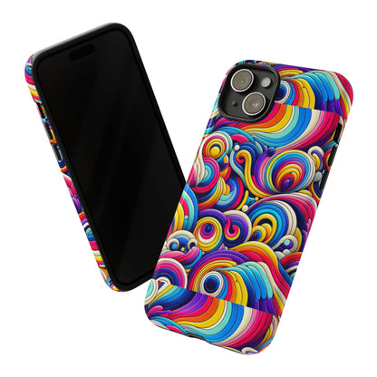 Pattern Image 5 Vibrant Shockproof Phone Case for Anime and Comic Fans - Colourful Abstract Art Style, Durable Protective Cover Compatible with iPhone 13, 14, 15 & 16 – all models including Pro, Pro Max & Plus