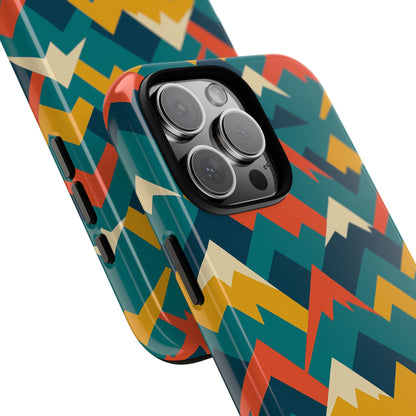 Vibrant Mountain Pattern 3D Wrap Protective Phone Case Stylish Accessory for Men and Women Compatible with iPhone 13, 14, 15 & 16 – All Models Including Pro, Pro Max & Plus