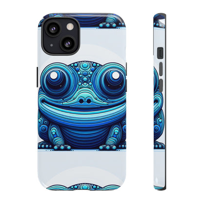 Cool Blue Animal Create 4 3D Wrap Protective Phone Case for Smartphones with Vibrant Animal Design and Shock Absorption