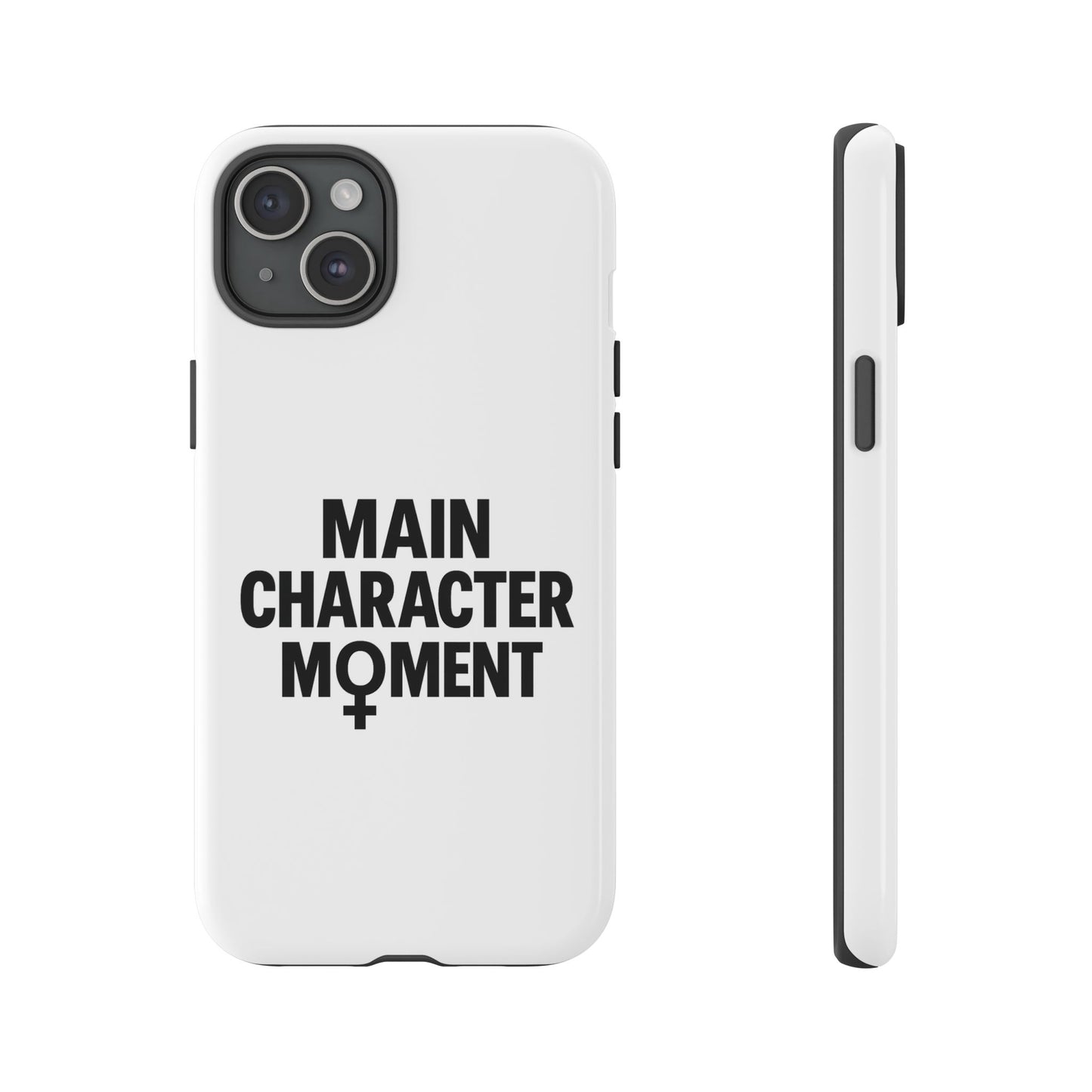 main character moment phone case - tough, trendy protection