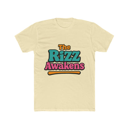 The Rizz Awakens Unisex T-Shirt – Funny Meme Graphic Tee, Multicolor Design, Comfortable Casual Wear