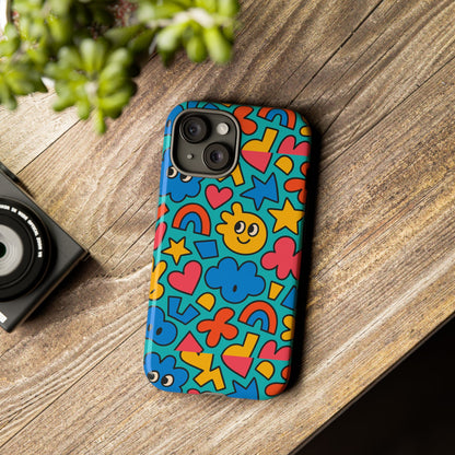 Vibrant Cartoon 3D Wrap Protective Phone Case with Fun Playful Design for Smartphone Lovers Compatible with iPhone 13, 14, 15 & 16 – All Models Including Pro, Pro Max & Plus