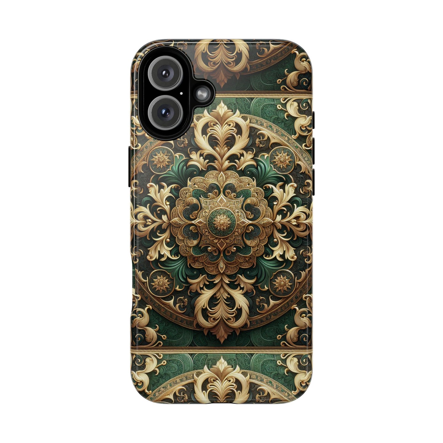pattern image 2 vibrant comic style phone case for men and women with ornate baroque design compatible with iphone 13, 14, 15 & 16 – all models including pro, pro max & plus