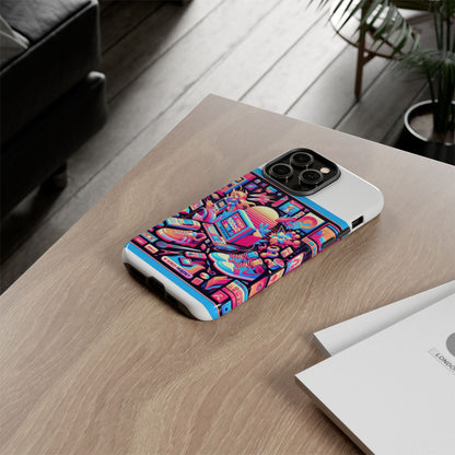 W Skibidi Frequency 3D Wrap Protective Phone Case for Anime Lovers, Durable TPU Silicone, Shock Absorbing, UV Protected, Glossy or Matte Finish, Unique Gift Idea