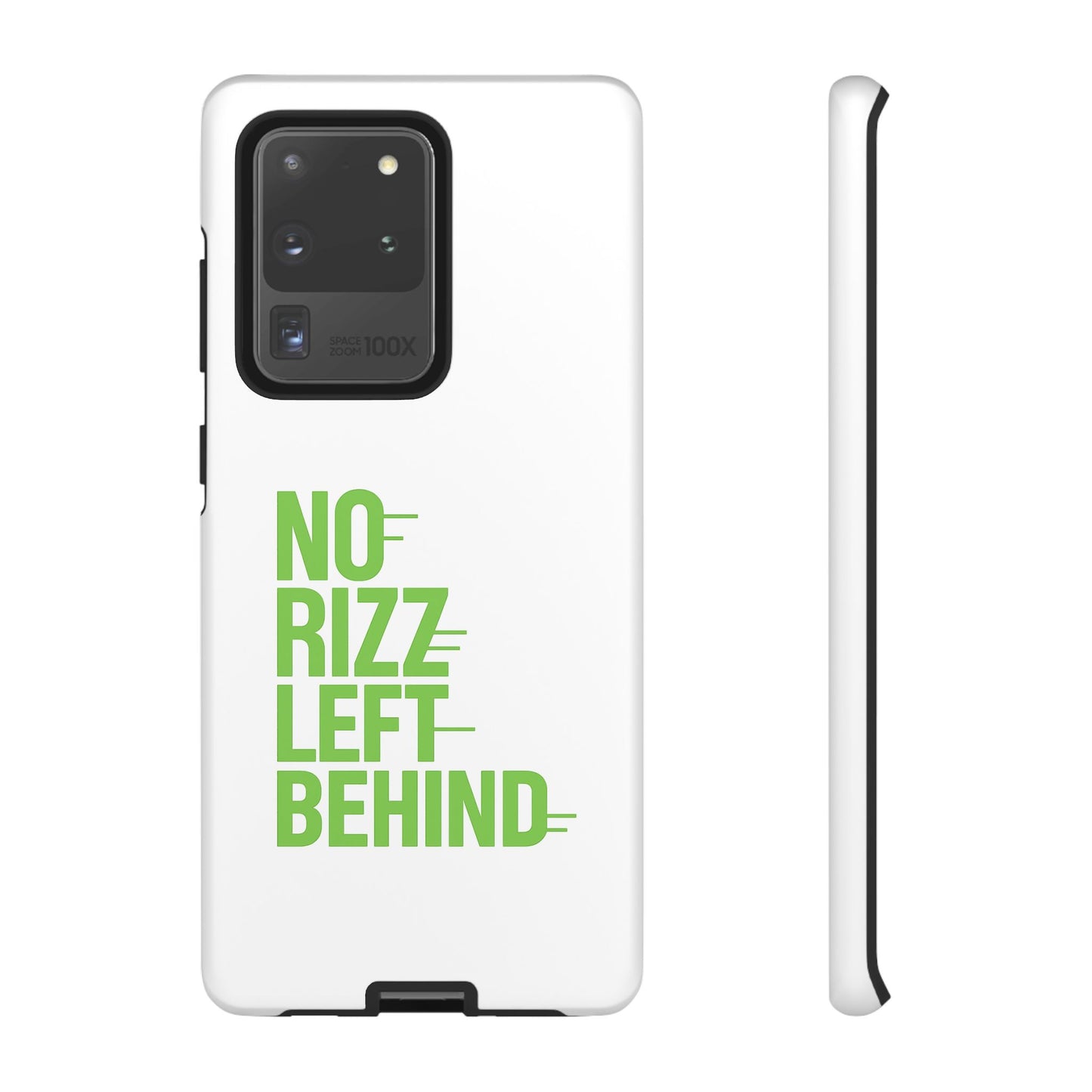 copy of tough cases - no rizz left behind phone case for ultimate protection and style, impact-resistant, dual layer, vibrant design, perfect gift for adults