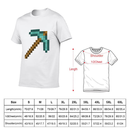 Men's 100% Cotton Short Sleeve T-Shirt with Single-Sided Print, Stylish Fitness and Casual Wear Tee, Unisex Fit, Comfortable, Great Gift for Active Men and Trendy Youth
