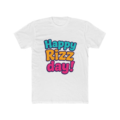 Happy Rizz Day Alphabet Multicolor Unisex T-Shirt – Vibrant Graphic Tee for Everyday Wear