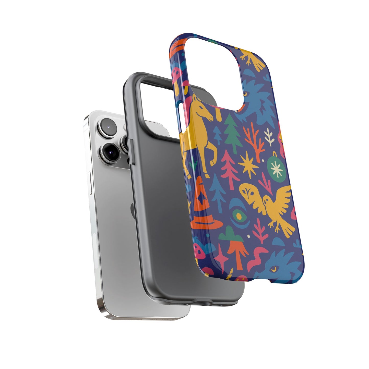 vibrant retro 3d wrap protective phone case with funky multicolour design stylish accessory for self-expression compatible with iphone 13, 14, 15 & 16 – all models including pro, pro max & plus