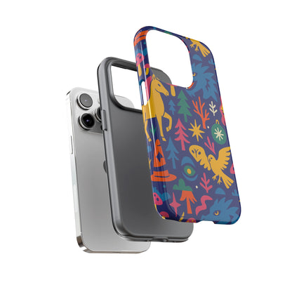 Vibrant Retro 3D Wrap Protective Phone Case with Funky Multicolour Design Stylish Accessory for Self-Expression Compatible with iPhone 13, 14, 15 & 16 – all models including Pro, Pro Max & Plus