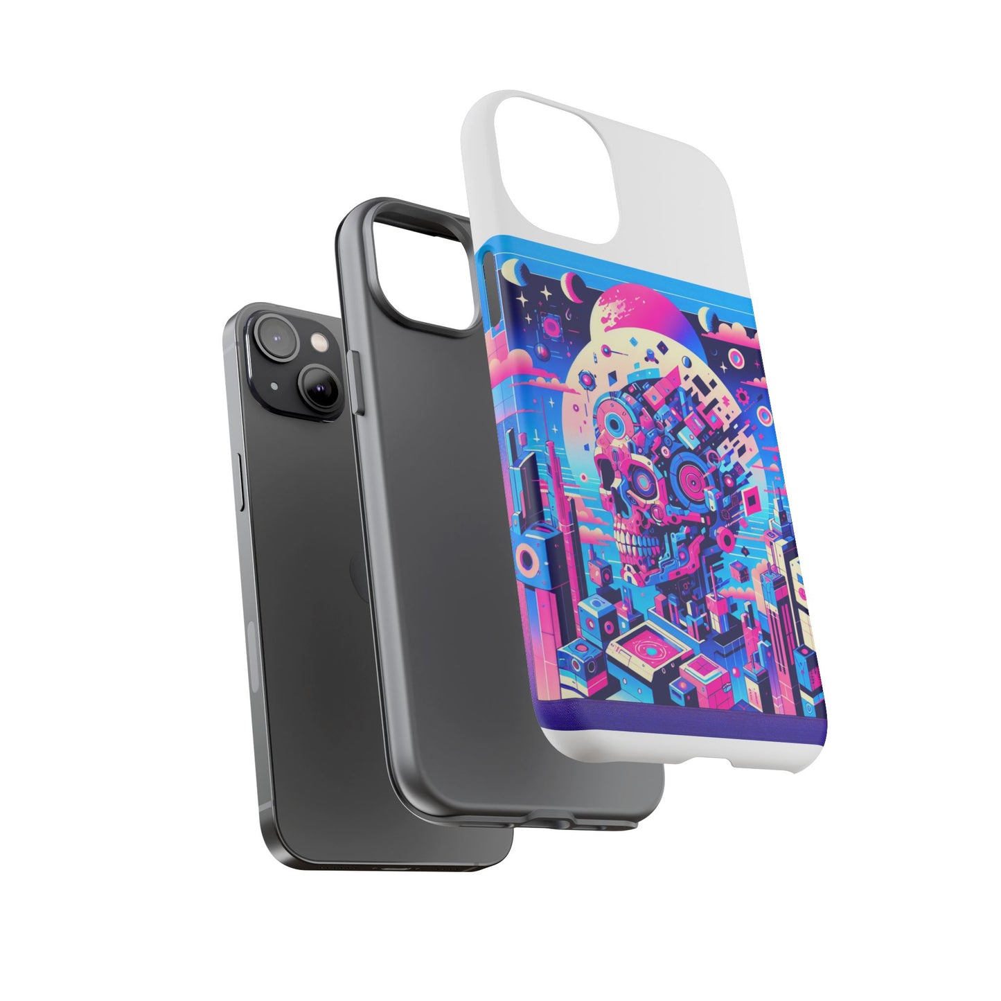 skibidi state certified protective phone case for anime lovers, durable 3d wrap design, uv protected, stylish shock absorbing silicone liner