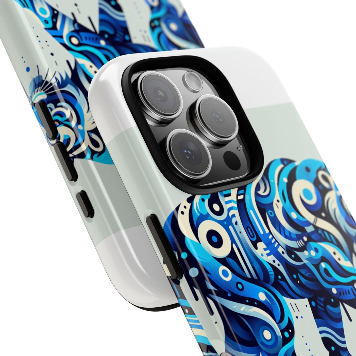 vibrant 3d wrap protective phone case with colourful tiger design stylish accessory for men and women compatible with iphone 13, 14, 15 & 16 – all models including pro, pro max & plus