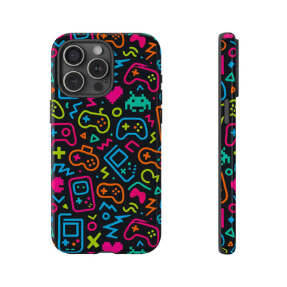 Multicolour 3D Wrap Protective Phone Case with Unique Gaming Design for Men and Women – Stylish Mobile Protection Compatible with iPhone 13, 14, 15 & 16 – All Models Including Pro, Pro Max & Plus